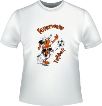 Feuerwehr-Fußball T-Shirt