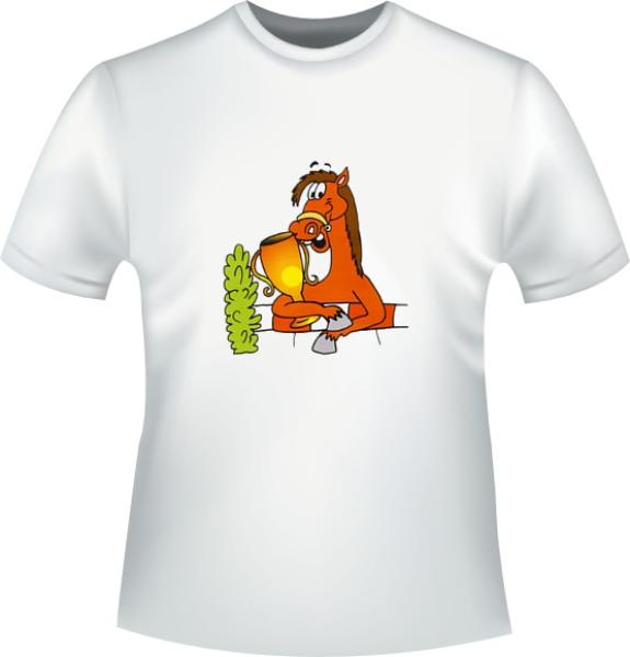 Reiten (Pokal) T-Shirt