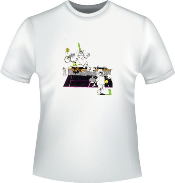Tennis (Netzriss) T-Shirt